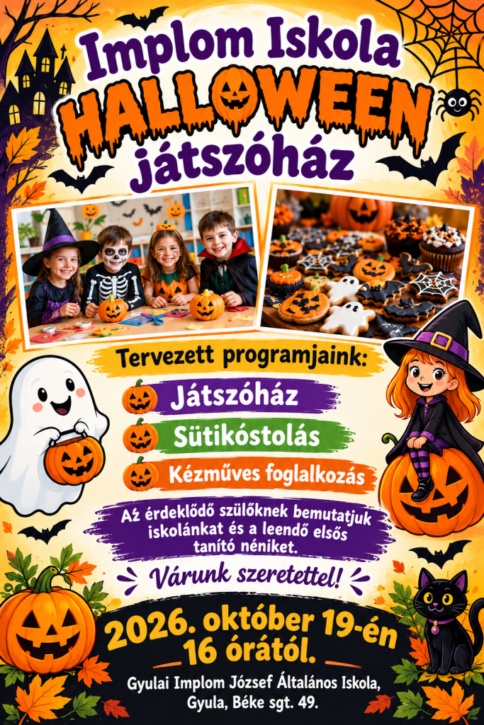 Implom Iskola Halloween játszóháza